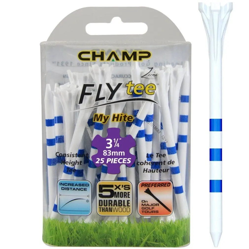Champ Spikes Champ My Hite FLYTee - Striped Golf Tees - Image 2