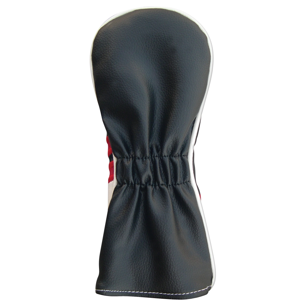 PU Leatherette Headcovers Black/Red/White - Image 6