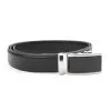 Tour Gear Golf Tour Gear Custom Fit Ratchet Belt Black With Satin Black & Silver Buckle