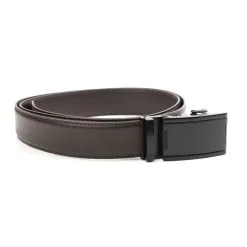Tour Gear Golf Tour Gear Custom Fit Ratchet Belt Brown With Matte Black Buckle
