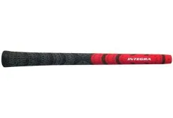 Integra Golf Integra Dual-Compound Half-Cord Red/Black Golf Grip