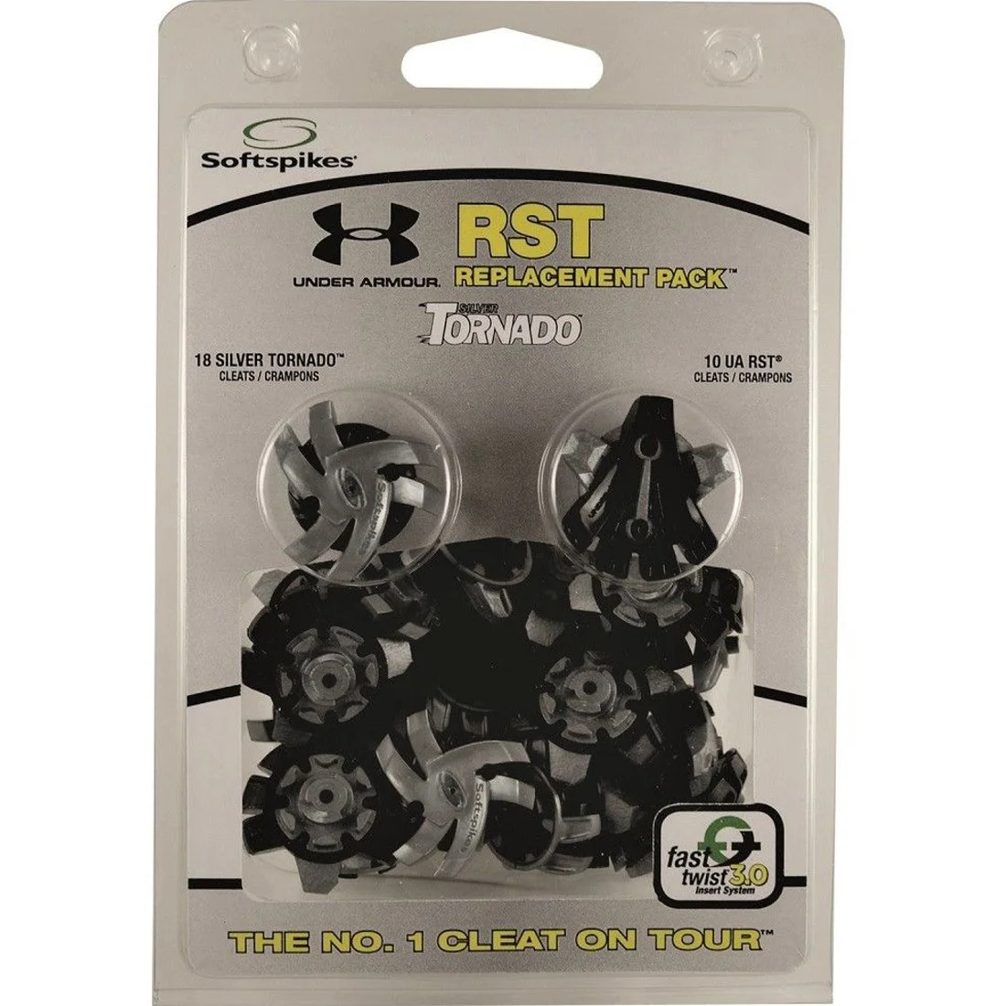 SoftSpikes Golf Softspikes Under Armour/Silver Tornado Cleat - Fast Twist 3.0