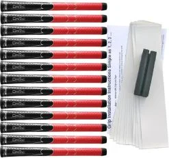 Winn Grips Winn Dri-Tac Men's Black/Red Grip Kit