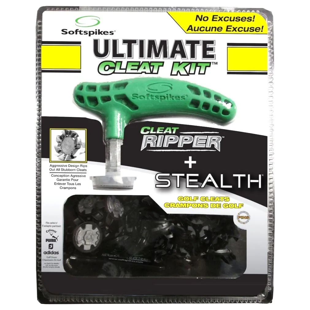 SoftSpikes Golf Softspikes Ultimate Cleat Kit - Stealth