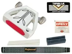 T-7 Twin Engine White Mallet Putter Component Kit