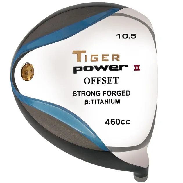 Custom-Built Tiger Power II Offset Titanium Driver