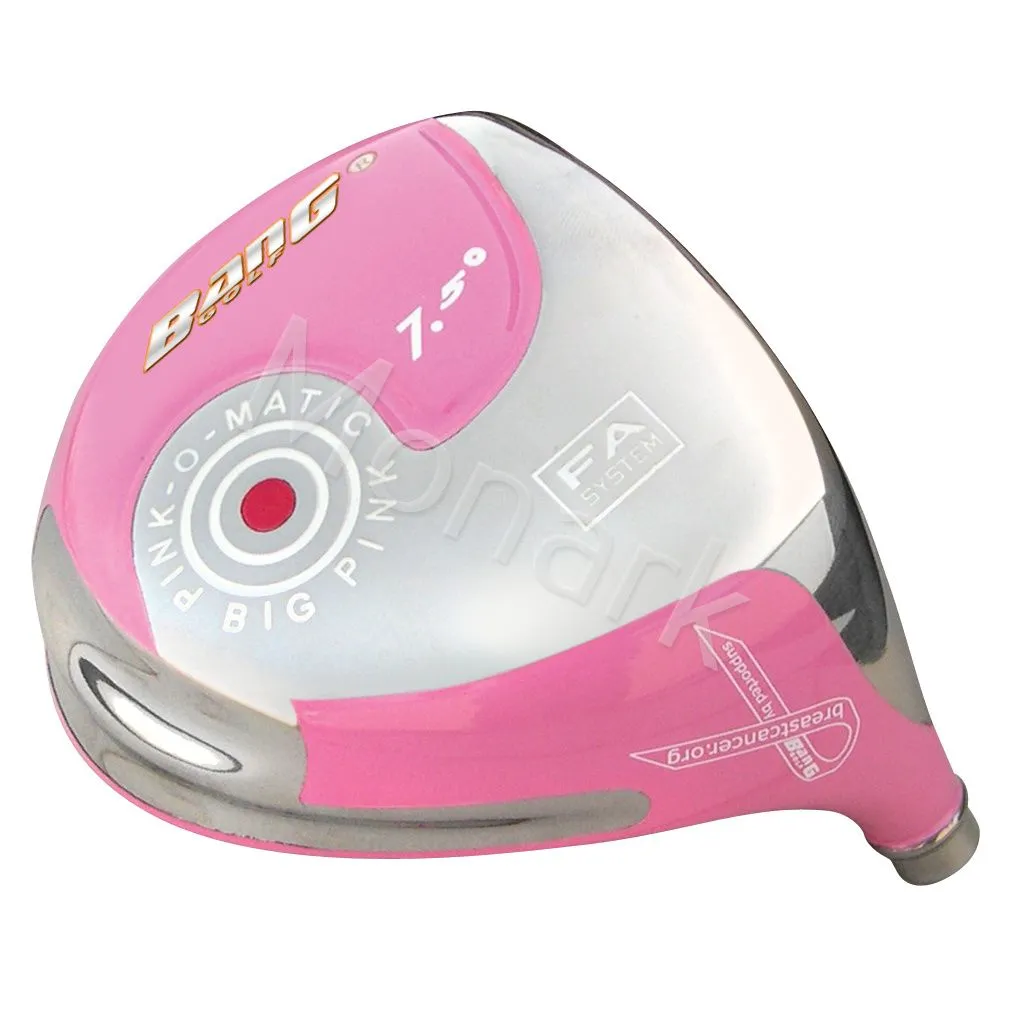 BangGolf Custom-Built Bang Golf Pink-O-Matic 401 Pink Beta Titanium Driver - Image 3