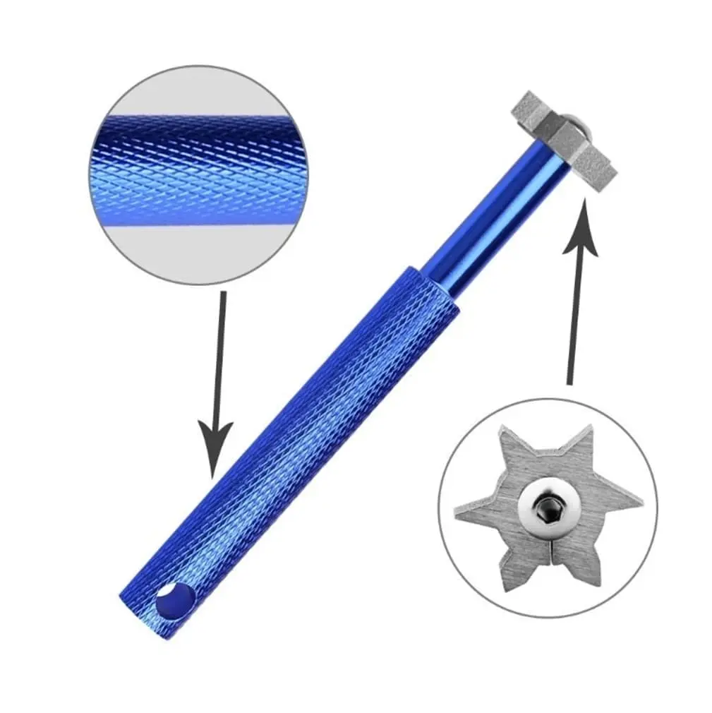 Dyncraft Gol Golf Club Groove Sharpener Tool - Blue - Image 4