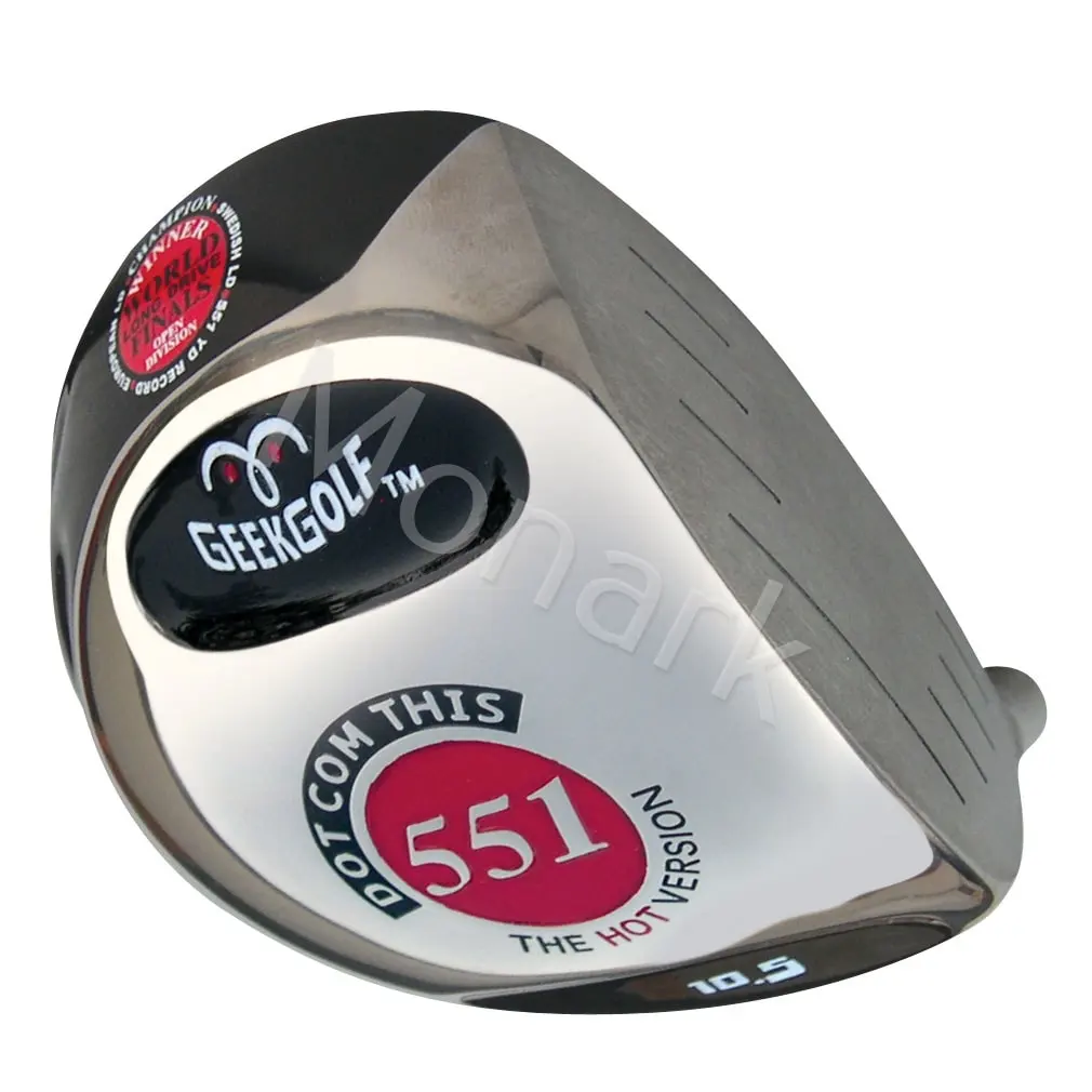 Geek Golf Dot-Com-This 551 Japan Hot Version Titanium Driver Head - Black - Image 2