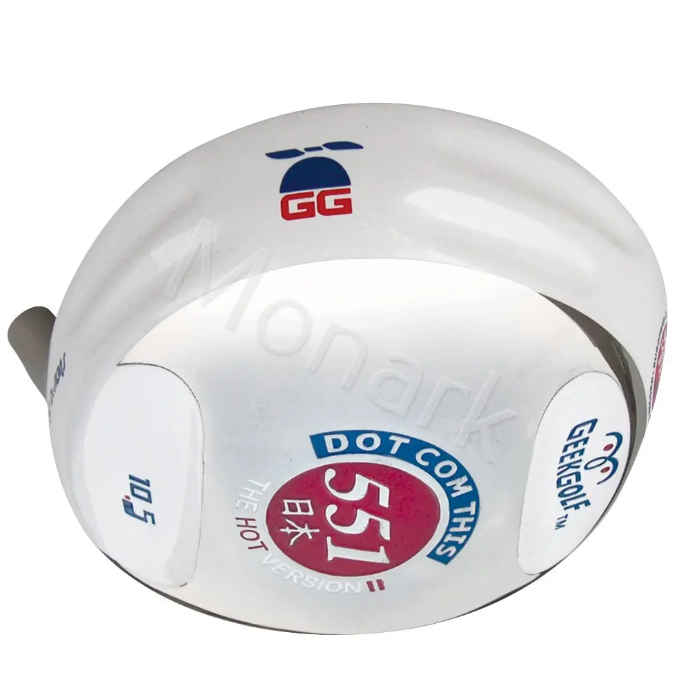 Geek Golf Dot-Com-This 551 Japan Hot Version Titanium Driver Head - White - Image 3