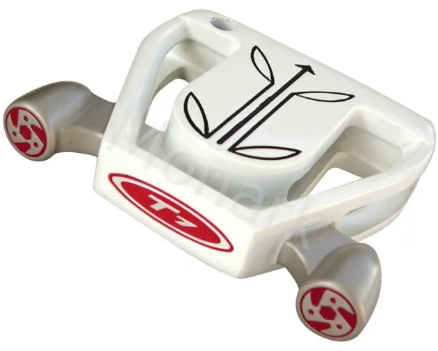 Custom-Built T7 Twin Engine White Mallet Putter - Image 2