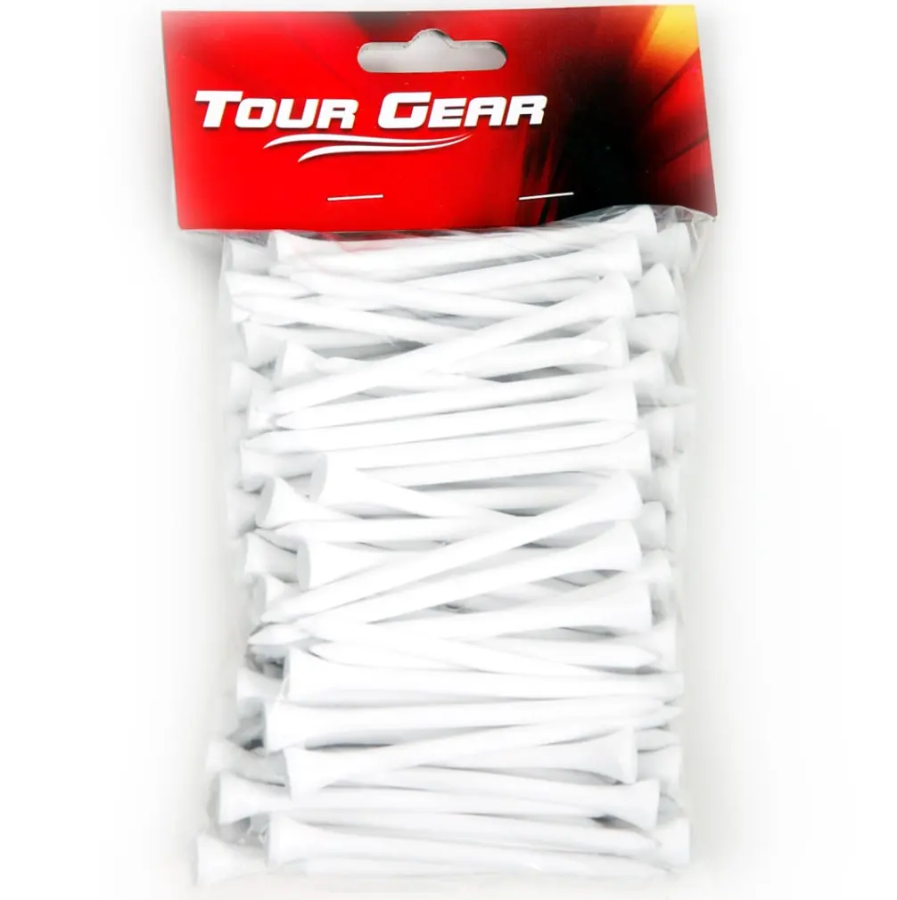 Tour Gear Golf Tour Gear 2-3/4" White Golf Tees