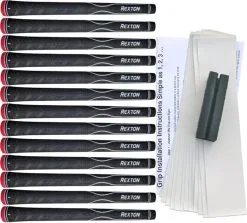 Rexton Golf Rexton V-Line Black 13-pc Grip Kit