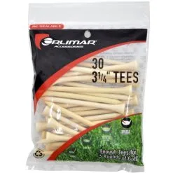 Orlimar 3-1/4 Inch Natural Golf Tees